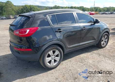 2013 Kia Sportage Lx from USA, damaged, VIN KNDPB3A20D7489989